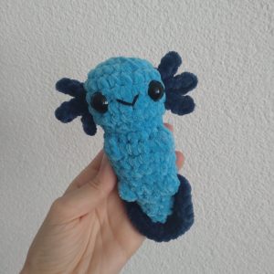 Axolotl bleu
