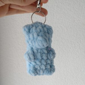 Porte-clés Gummy Bear bleu