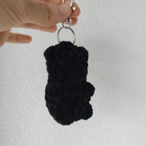 Porte-clés Gummy Bear noir