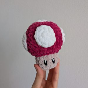 Champignon Mario rose