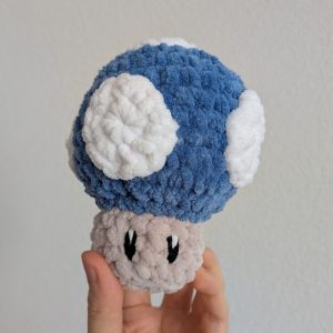 Champignon Mario bleu